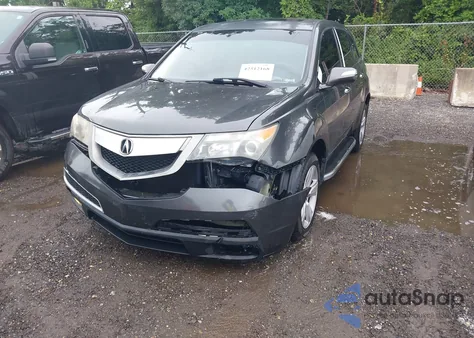2011 Acura Mdx Technology Package z USA, uszkodzony, nr VIN 2HNYD2H68BH509550